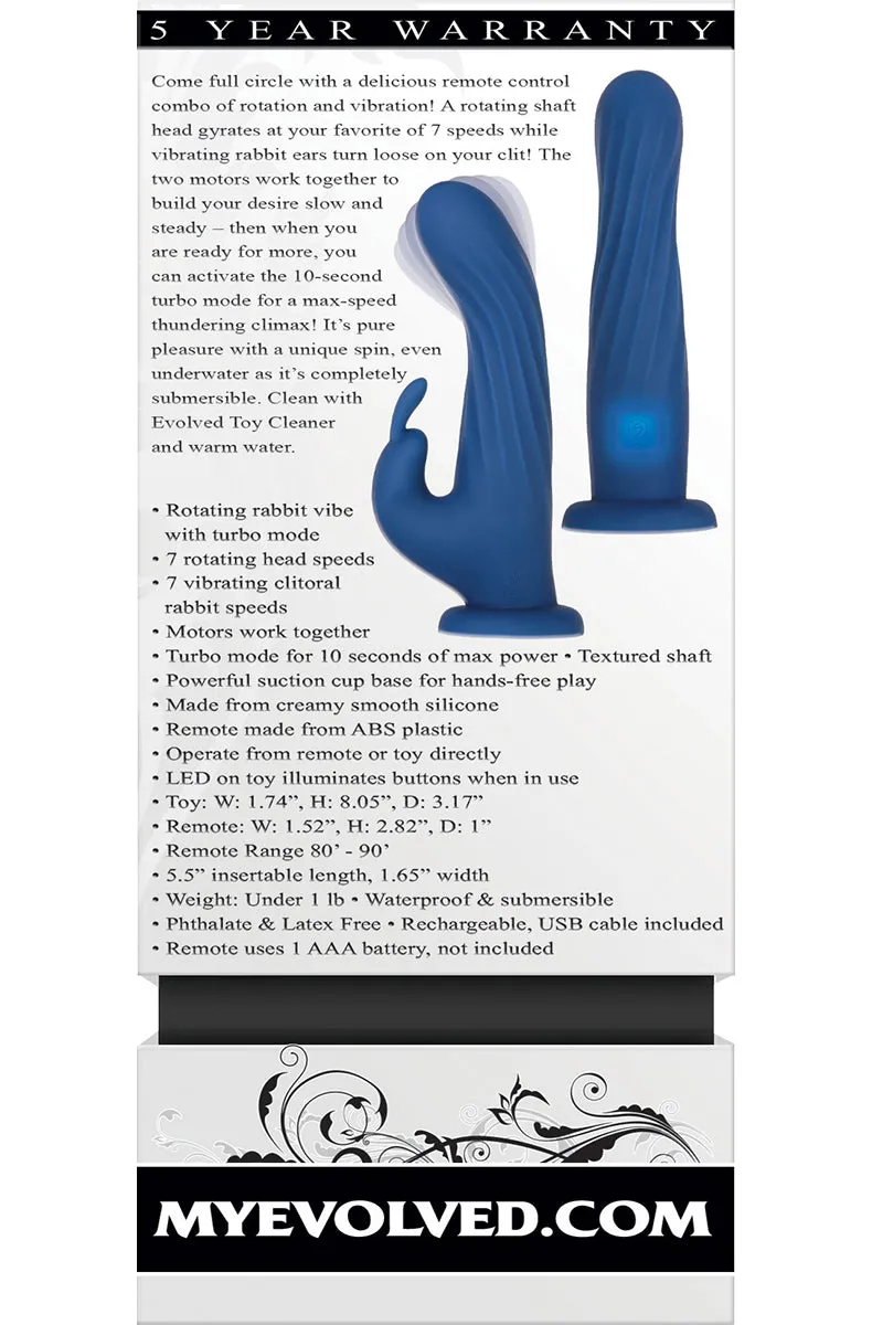 Remote Control Rotating Rabbit Vibrator