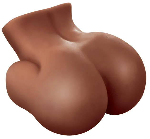 Rimba Bubble Butt Mega Masturbator | Brown | Pussy & Ass | Lifelike | 10 Kg