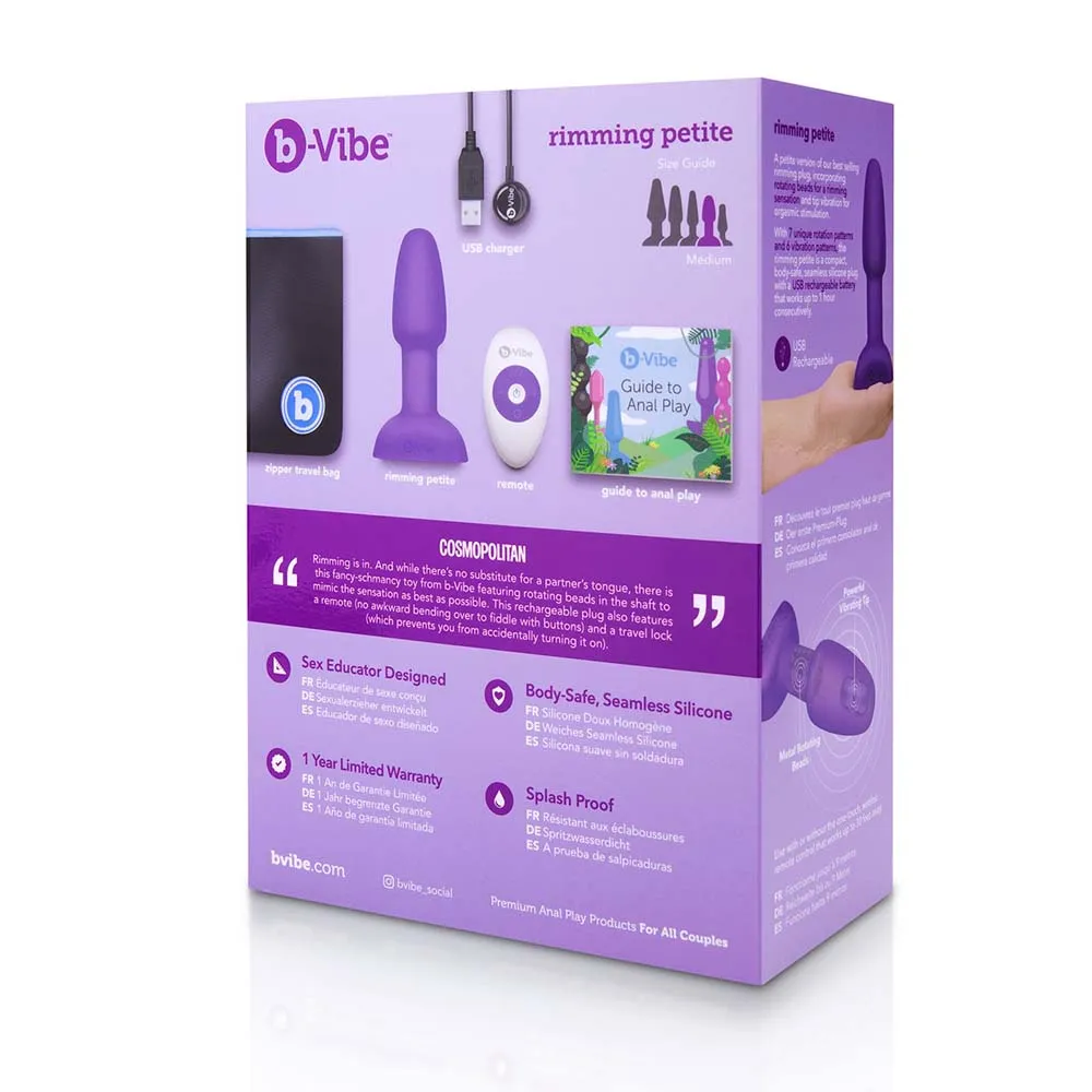 Rimming Petite Vibrating Butt Plug