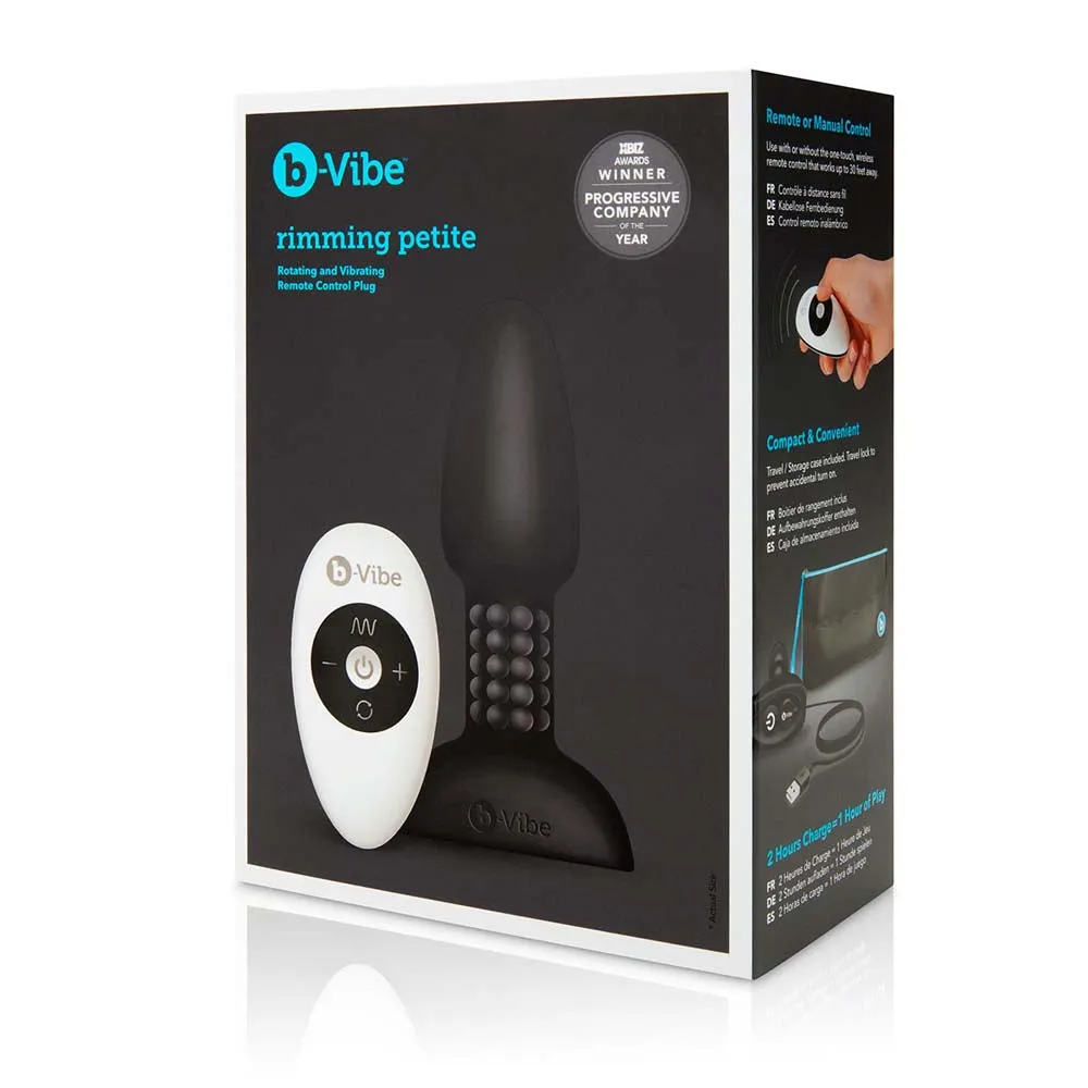 Rimming Petite Vibrating Butt Plug
