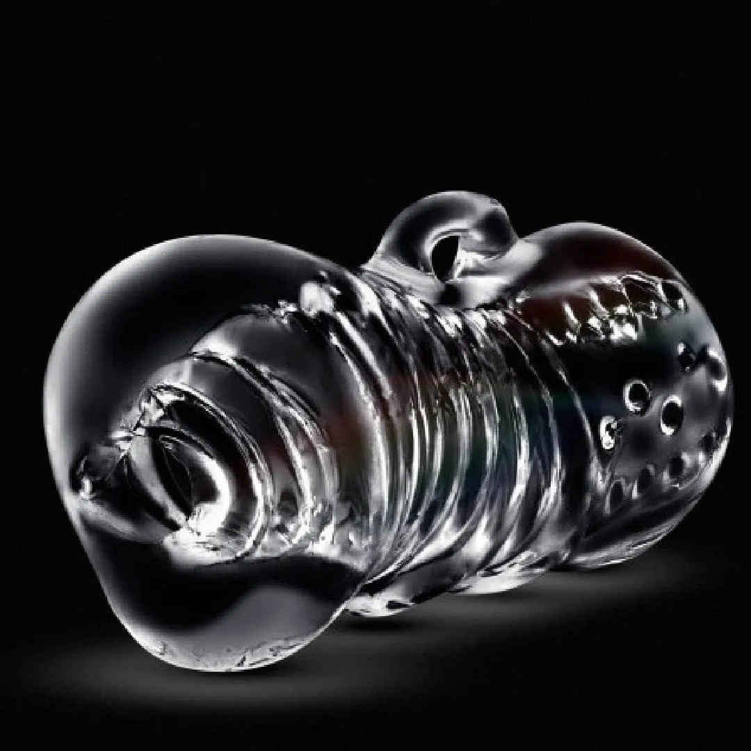 Rize Squeezy Clear Textured Compact Stroker