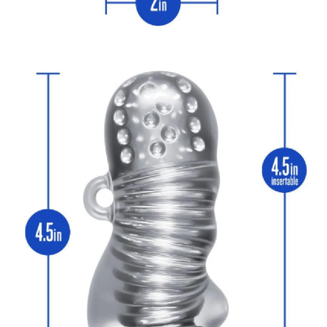 Rize Squeezy Clear Textured Compact Stroker