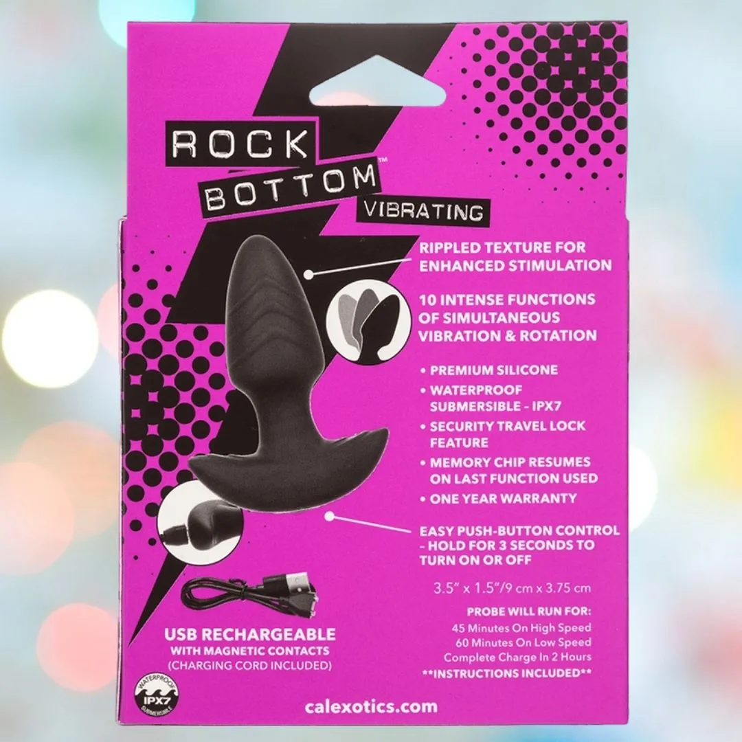 Rock Bottom Rotating Probe Vibrating Butt Plug