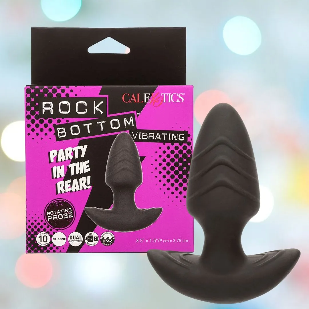 Rock Bottom Rotating Probe Vibrating Butt Plug