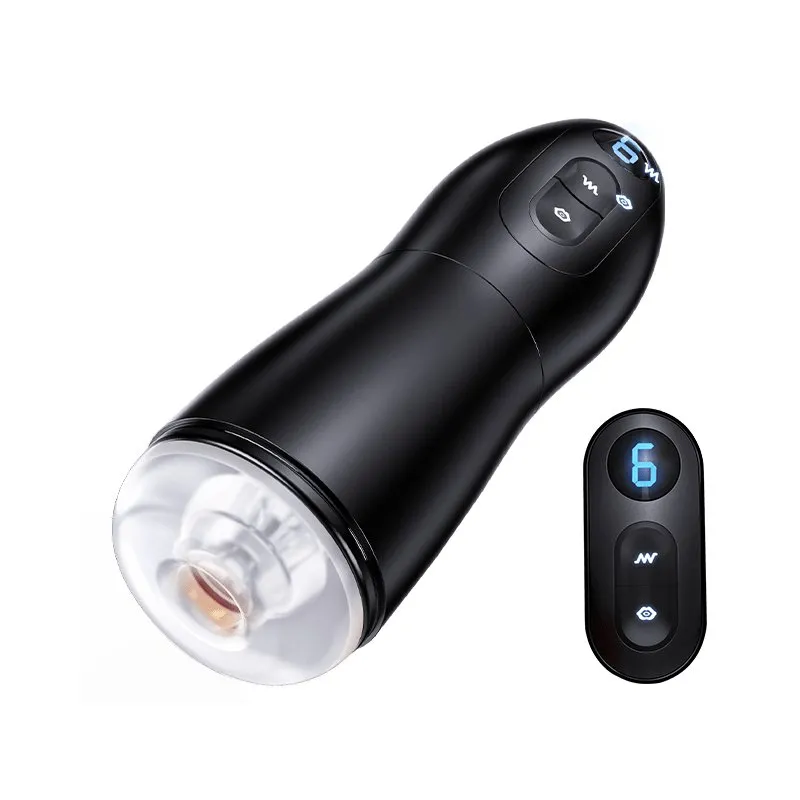 ROCKS|Lightweight Ergonomically Sucking and Vibrating Male Masturbator