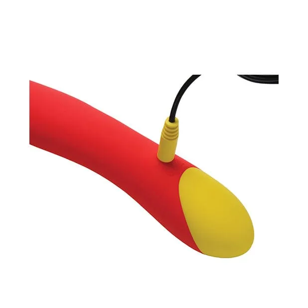 Romp - Hype Vibrating G Spot Dildo (Red)
