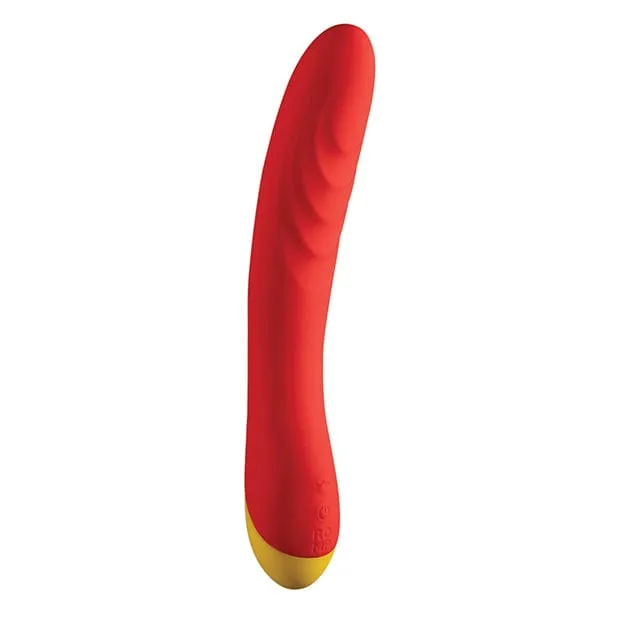 Romp - Hype Vibrating G Spot Dildo (Red)