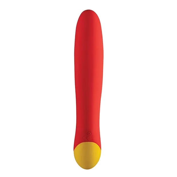 Romp - Hype Vibrating G Spot Dildo (Red)