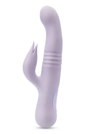 Rylee Lavender Silicone Thrusting Vibrator