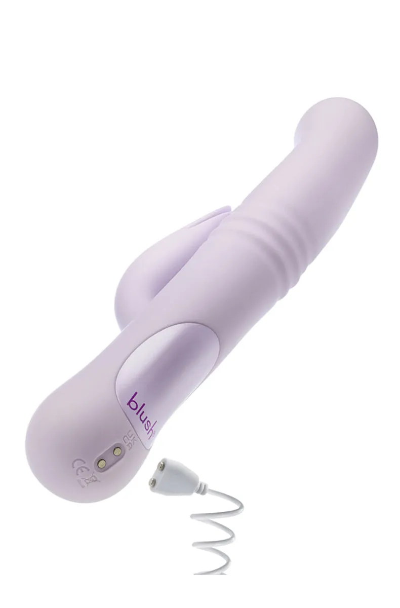 Rylee Lavender Silicone Thrusting Vibrator