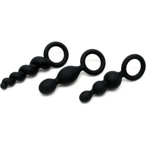 Satisfyer Booty Call Plugs Black (Set of 3)