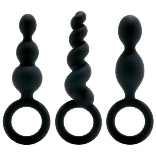 Satisfyer Booty Call Plugs Black (Set of 3)