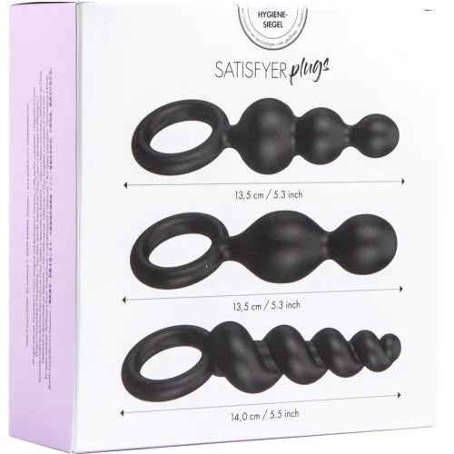 Satisfyer Booty Call Plugs Black (Set of 3)