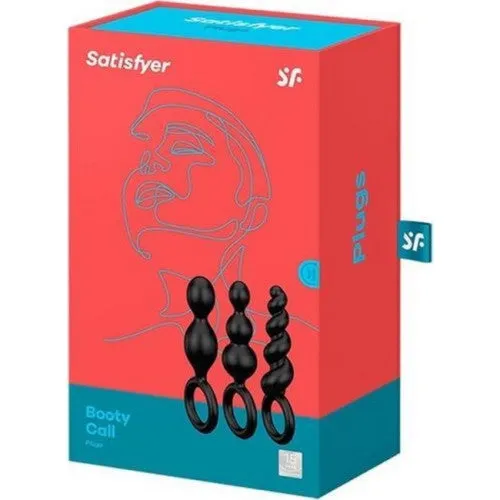 Satisfyer Booty Call Plugs Black (Set of 3)