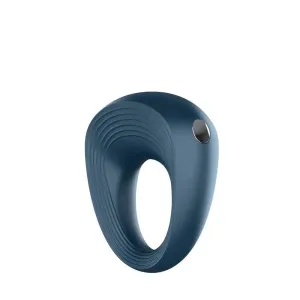 Satisfyer Pro Silicone Blue Rechargeable Waterproof Vibrating Cock Ring