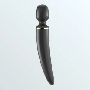 Satisfyer Wand-Er Woman XXL Wand Vibrator - Black & Gold