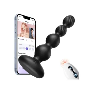 SAURON APP Control Vibrating and Rotating Anal Male Toy Vibrator