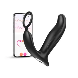 SBD|Thrusting & Vibrating Anal Vibrator Butt Plug with Cock Ring