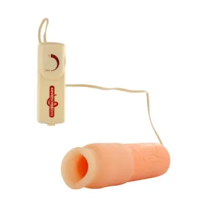 Seven Creations Flesh Pink Rubber Multi Speed Sucker Masturbator