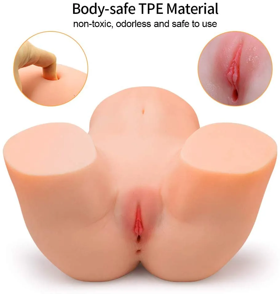 Sex Doll Torso Pocket Pussy 3D Realistic Buff Anal Sex Masturbation Sex