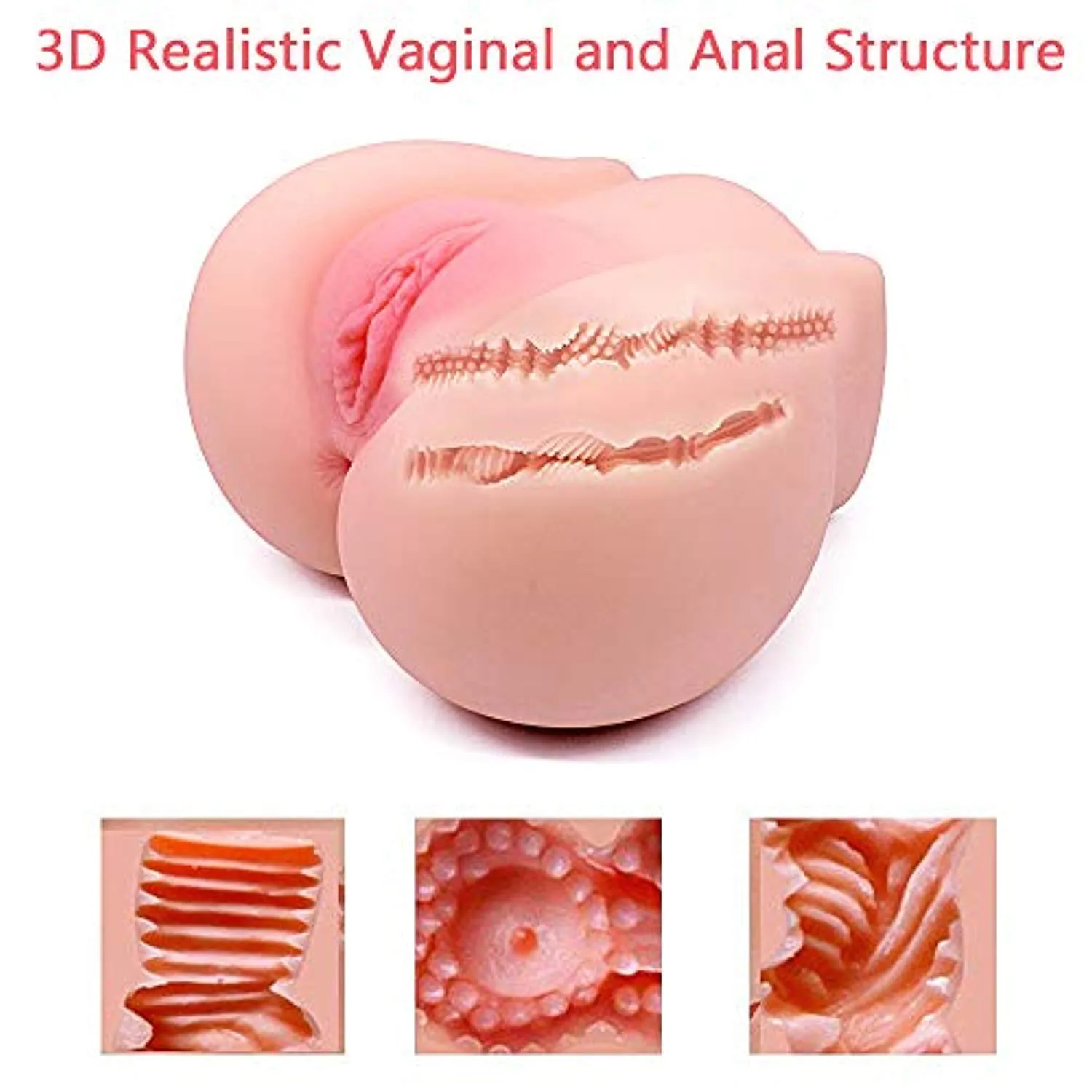 Sex Doll Torso Pocket Pussy 3D Realistic Buff Anal Sex Masturbation Sex