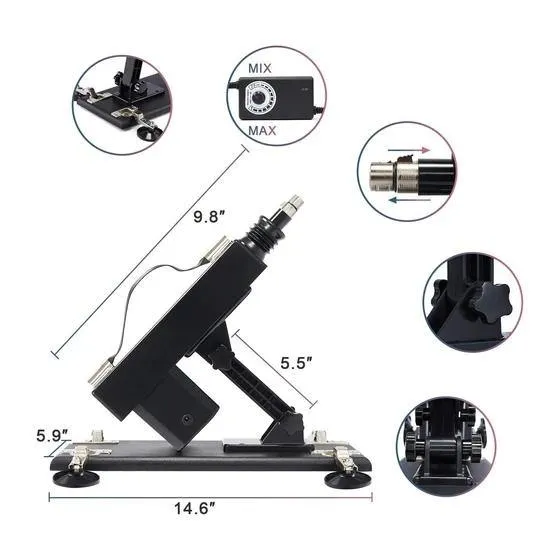 Sex Machine Automatic Thrusting Dildo Machine with Masturbation Cup