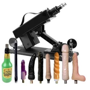 Sex Machine Automatic Thrusting Dildo Machine with Masturbation Cup