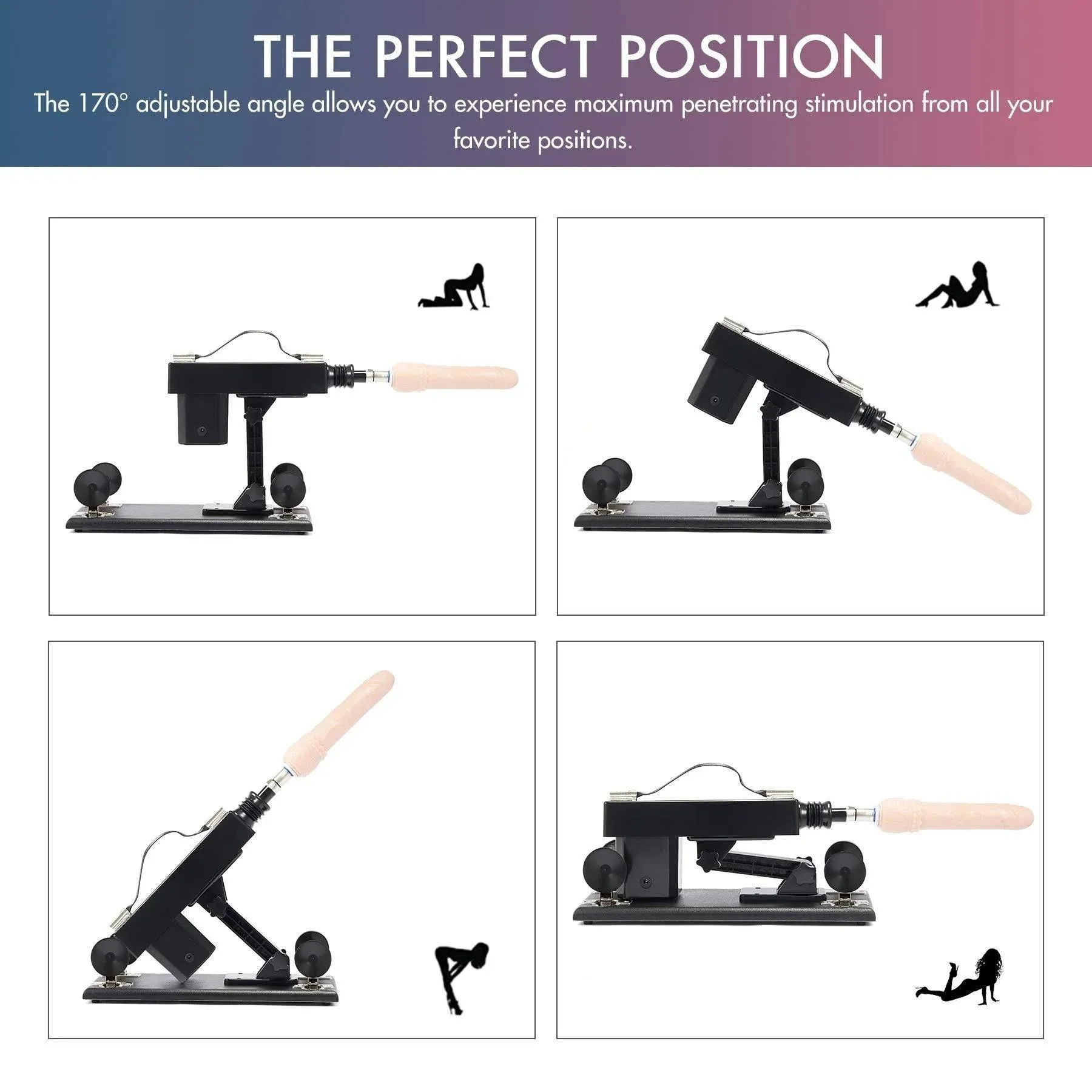 Sex Machine Love Machine for Couple with Vagina Cup and 7pcs Dildo