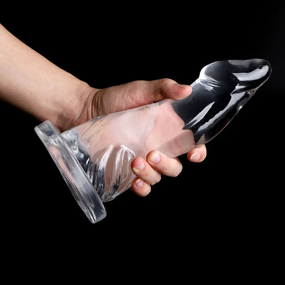 Silicone Anal Dildo Butt Plug - Jelly Realistic Dildos Vaginal Anal Sex Toys