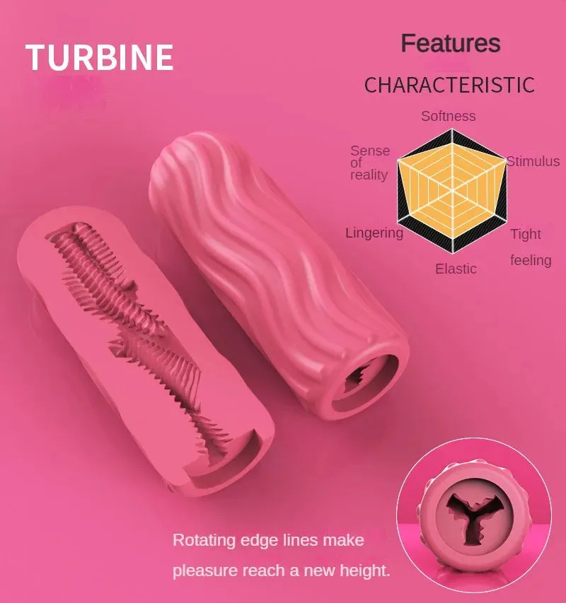 Silicone Pocket Pussy Male Masturbation Cup - Realistic Vagina Blowjob Sex Toy for Men