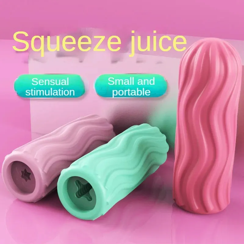 Silicone Pocket Pussy Male Masturbation Cup - Realistic Vagina Blowjob Sex Toy for Men
