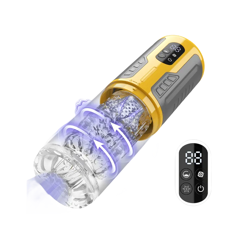 Snappy | Dual Stimulation Thrusting and Rotating Vibrating Male Msturbation Toy