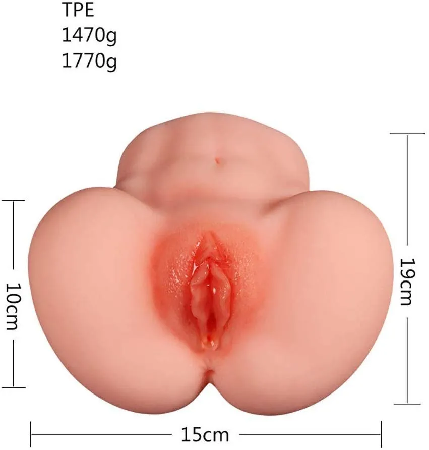 Soft Lifelike Skin Pocket Pussy Sex Doll Torso For Men Gay