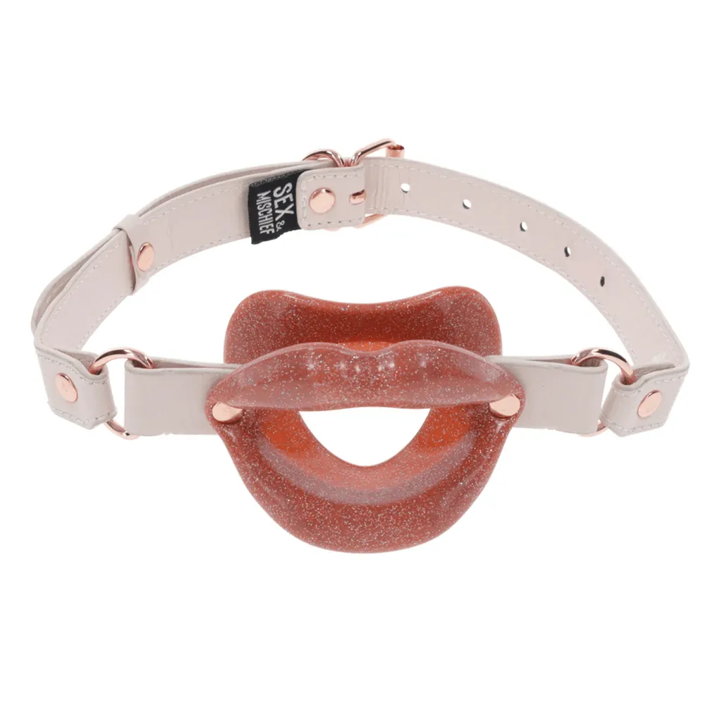 Sportsheets Sex & Mischief Peaches 'n CreaMe Silicone Lips