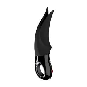 Stimulator clitoris FUN FACTORY Volta. 12 funcții de vibrație. design ergonomic cu 2 capete vibratoare. culoare negru