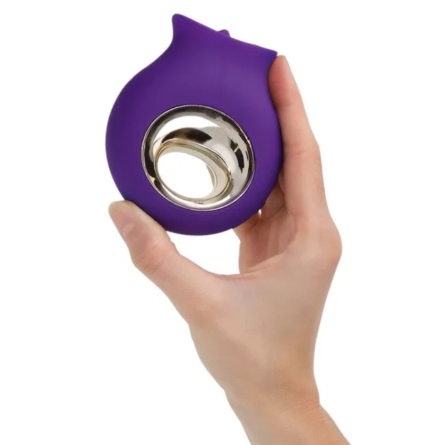 Stimulator clitoris INTENSE TULI. din silicon premium. 9 functii de vibratie. 9 functii de oscilatie. rezistent la apa IPX7. culoarea mov