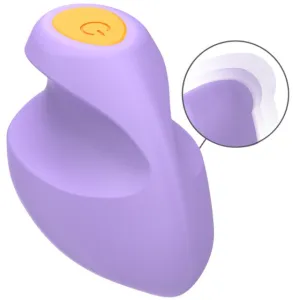 Stimulator clitoris INTENSE URSULA. din silicon de înaltă calitate. 10 funcții de vibrație. rezistent la apă. mov