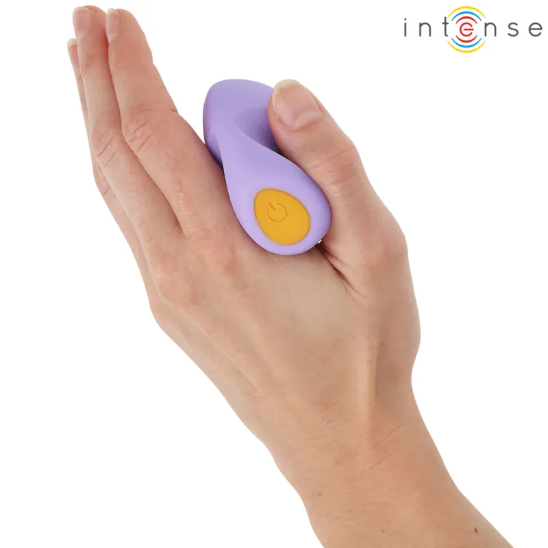Stimulator clitoris INTENSE URSULA. din silicon de înaltă calitate. 10 funcții de vibrație. rezistent la apă. mov