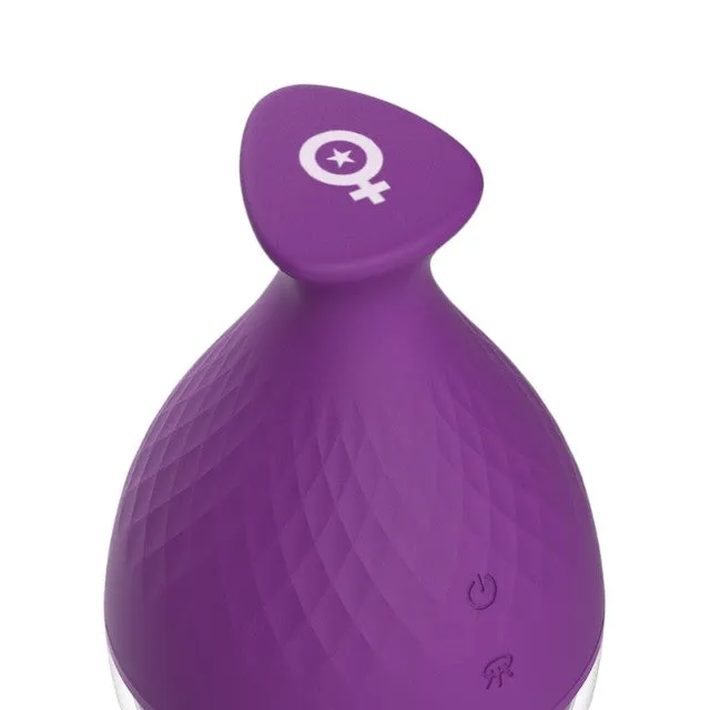 Stimulator clitoris Rewolution REWOLINGO. cu funcție de simulare sex oral. 10 funcții de vibrație. rezistent la apă IPX6. culoarea mov