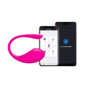 Stimulator LOVENSE Lush 3. pentru stimularea clitorisului și punctului G. control prin aplicație. funcții de vibrație nelimitate. roz