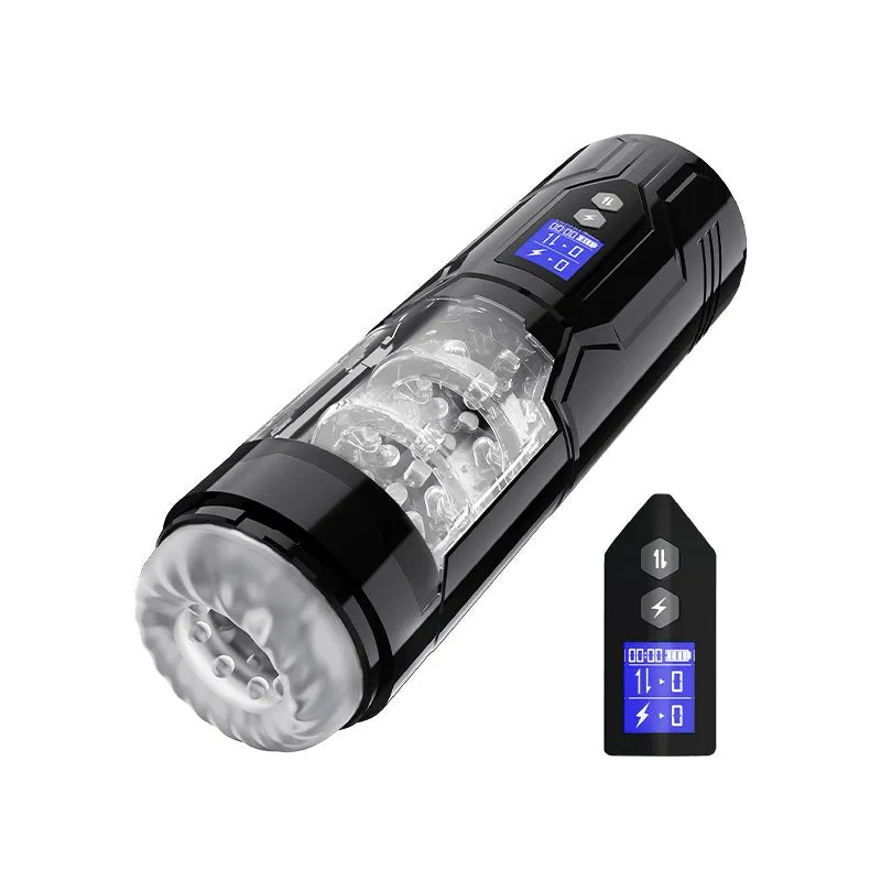 STORM| 3 in 1 Thrusting and Rotating vibrating Male Masturbator Toy