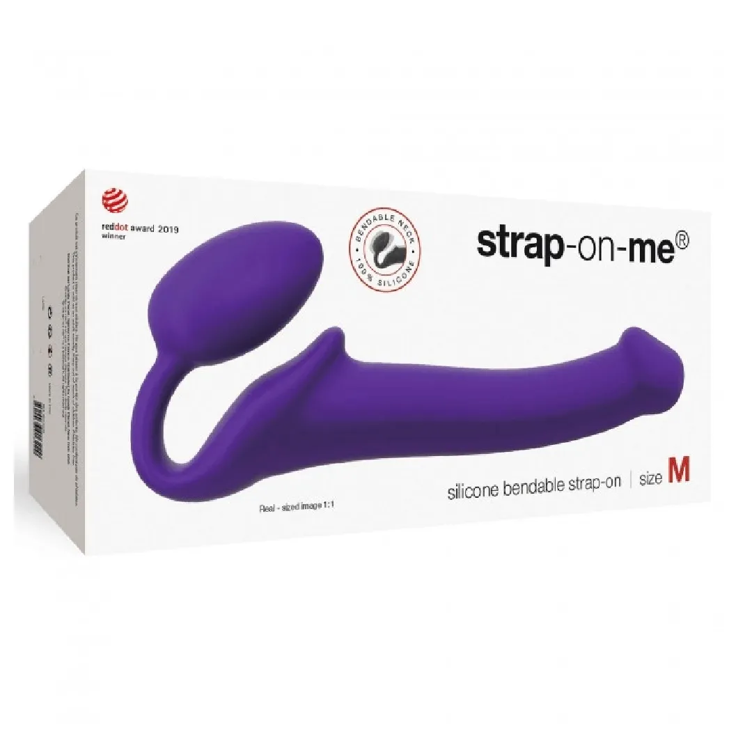 Strap-on-Me Medium Wearable Strapless Strap-On Dildo - Purple