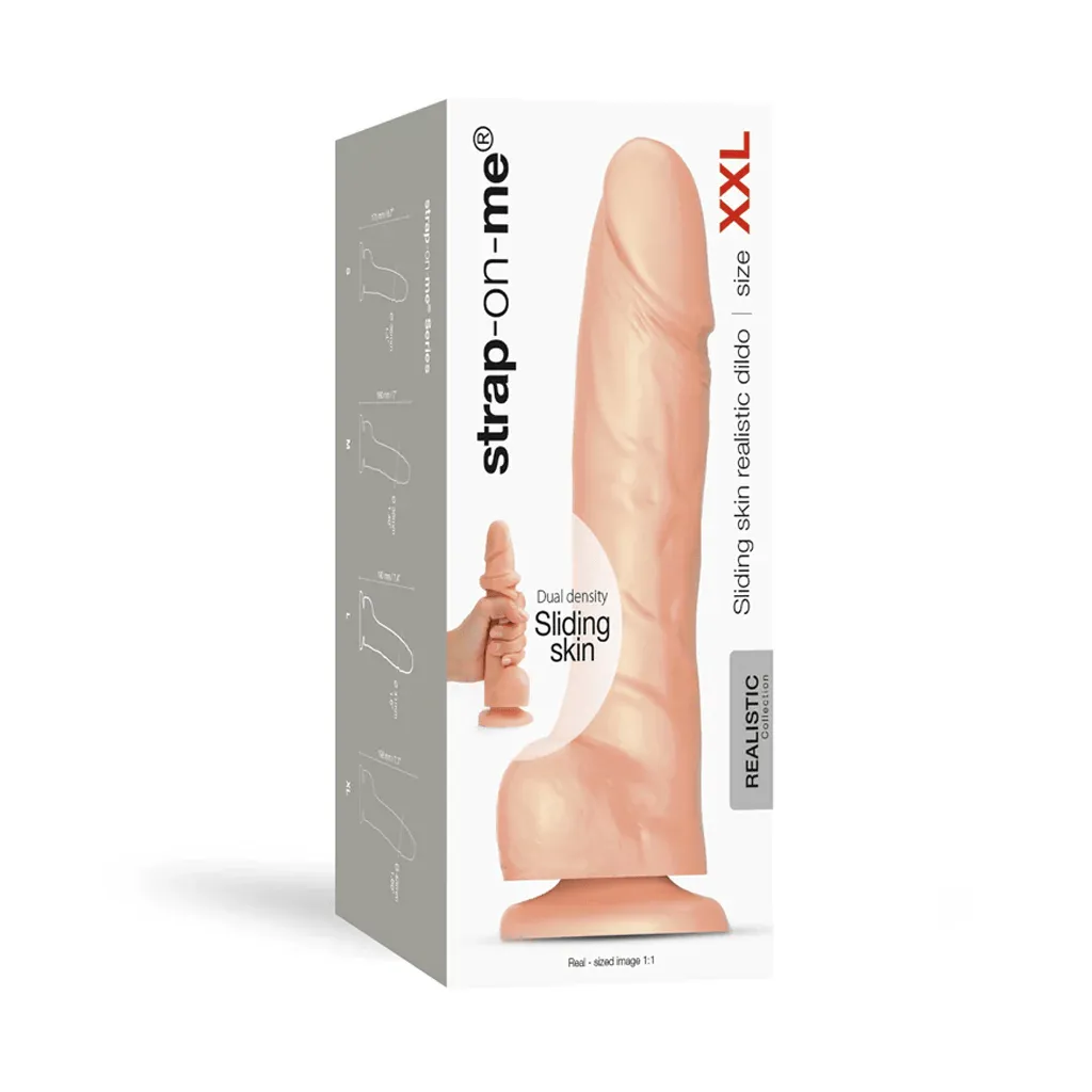 Strap On Me Sliding Skin Realistic Dildo Vanilla