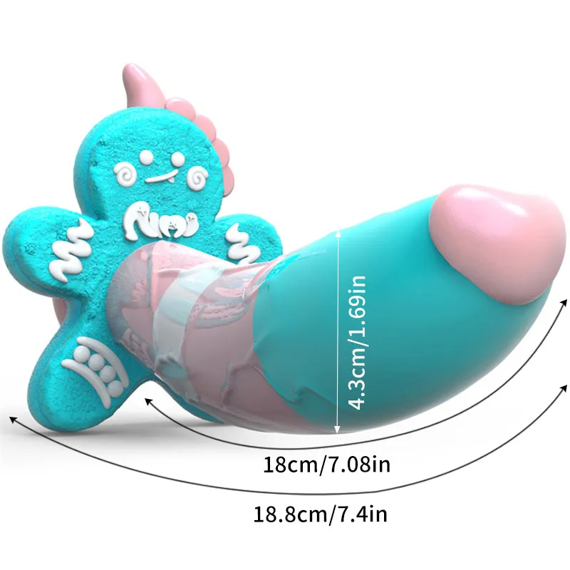 Strapless Realistic Dildo Anal Plug - Ebony Fantasy Silicone Anal Dildos Sex Toys
