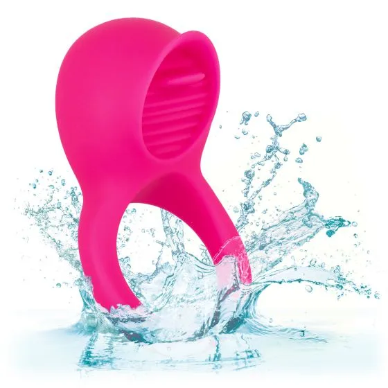 Teasing Tongue Enhancer Vibrating Cock Ring