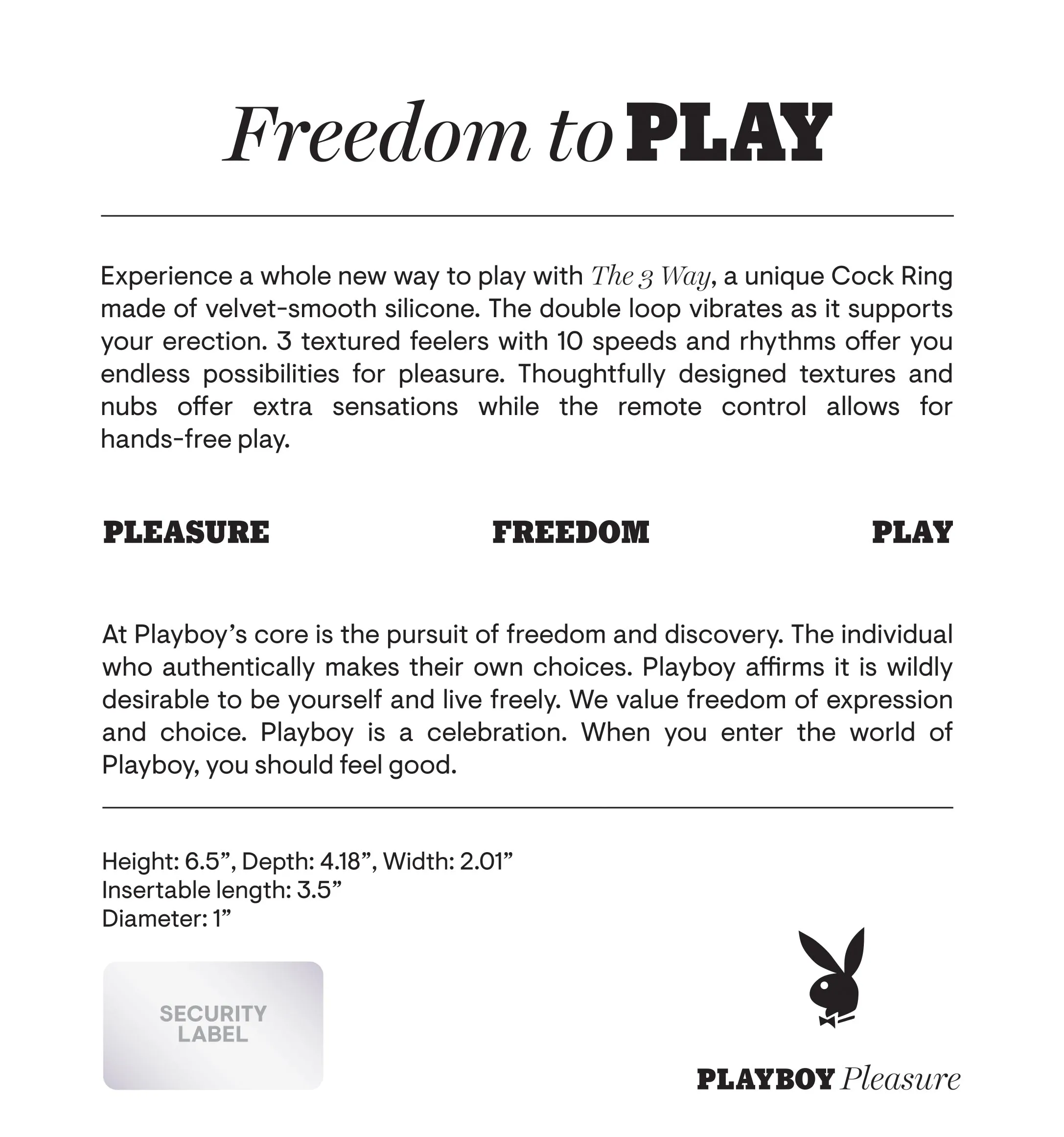 The 3 Way - Playboy Pleasure