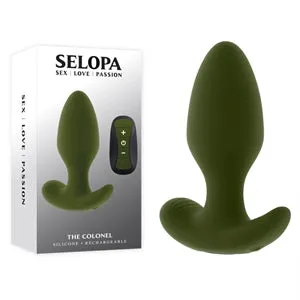 The Colonel Vibrating Anal Plug by Selopa