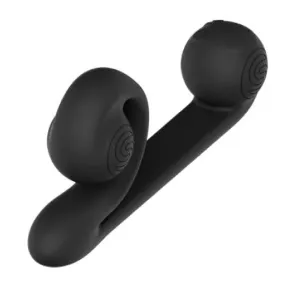 The Snail Ultra Powerful 2 Motor Dual Stimulating Vibrator - Black