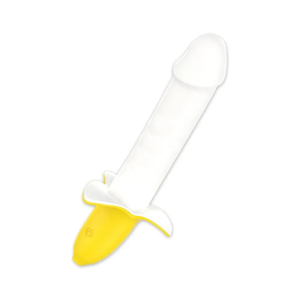 Thrusting Didlo Vibrator - Handheld Banana G Spot Prostate Massager