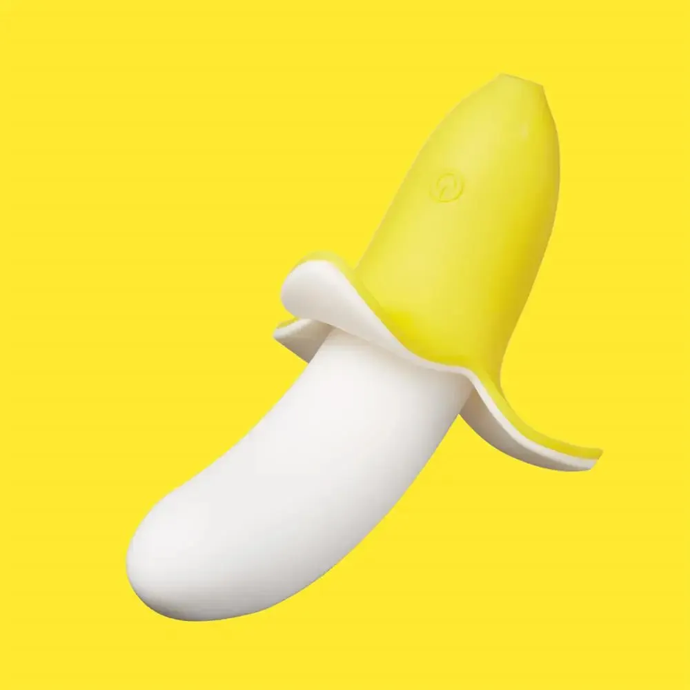 Thrusting Didlo Vibrator - Handheld Banana G Spot Prostate Massager